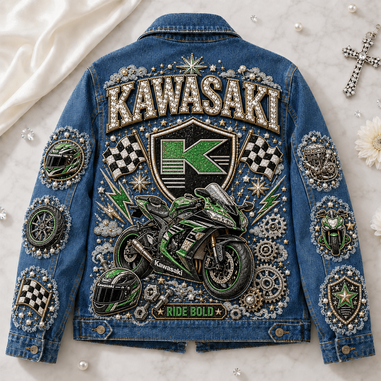 Premium KWSK Denim Jacket TTNL