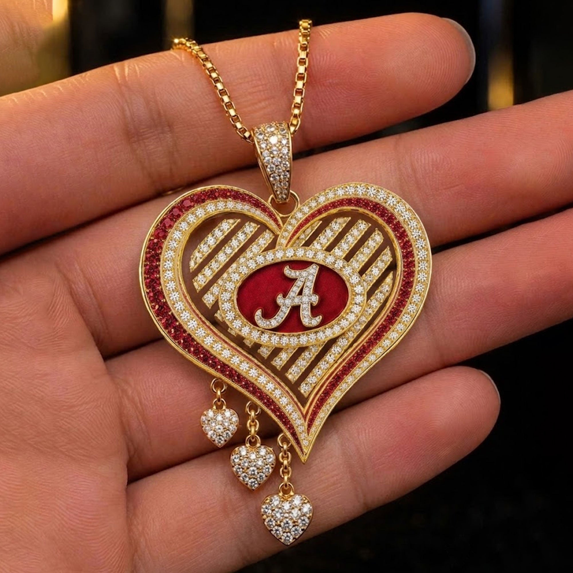 ACT Solid Gold Chain with Diamond Pendant TTTT