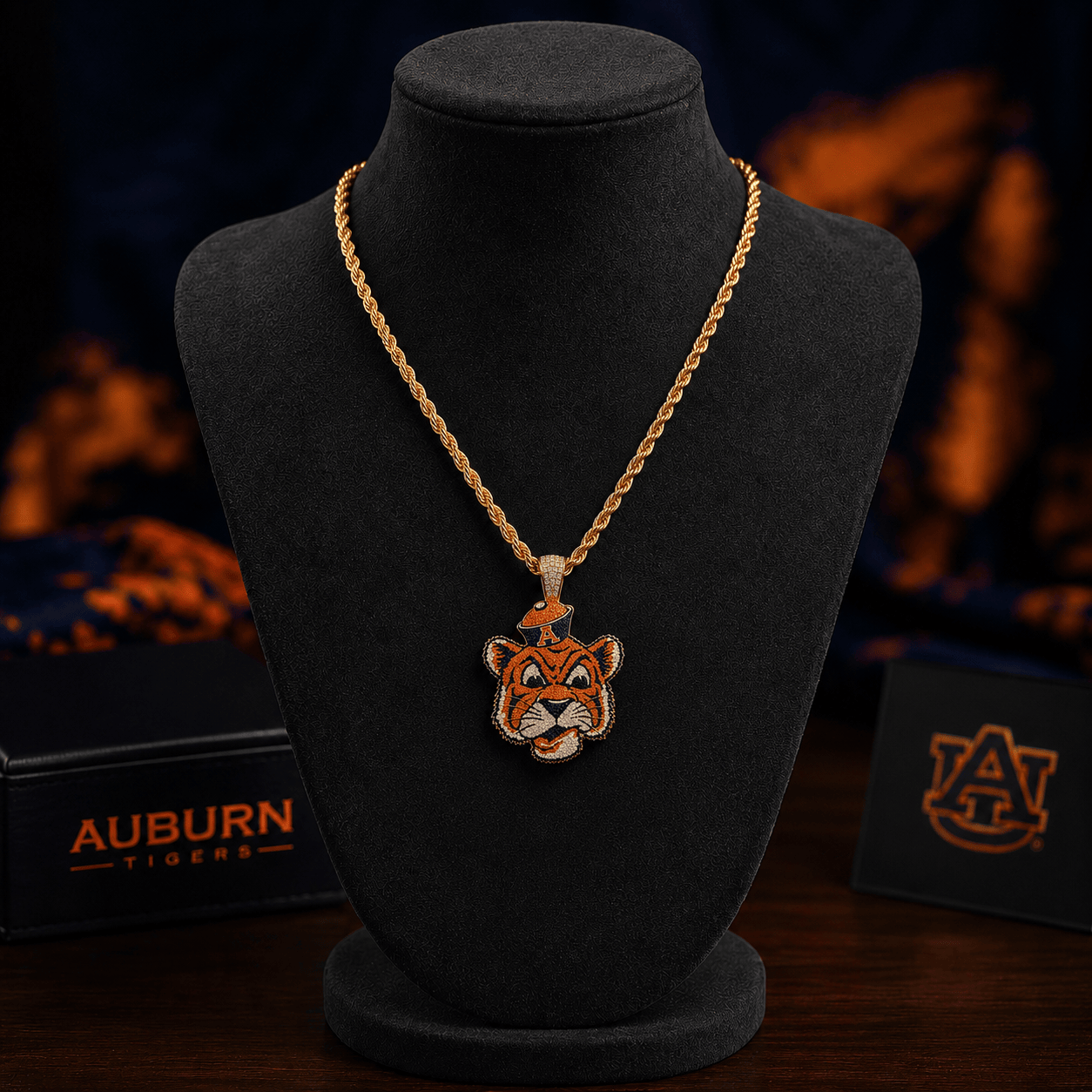 ABTG Solid Gold Chain with Diamond Pendant TMH