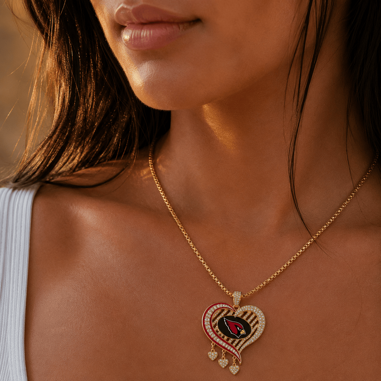 ARCD Solid Gold Chain with Diamond Pendant TMH