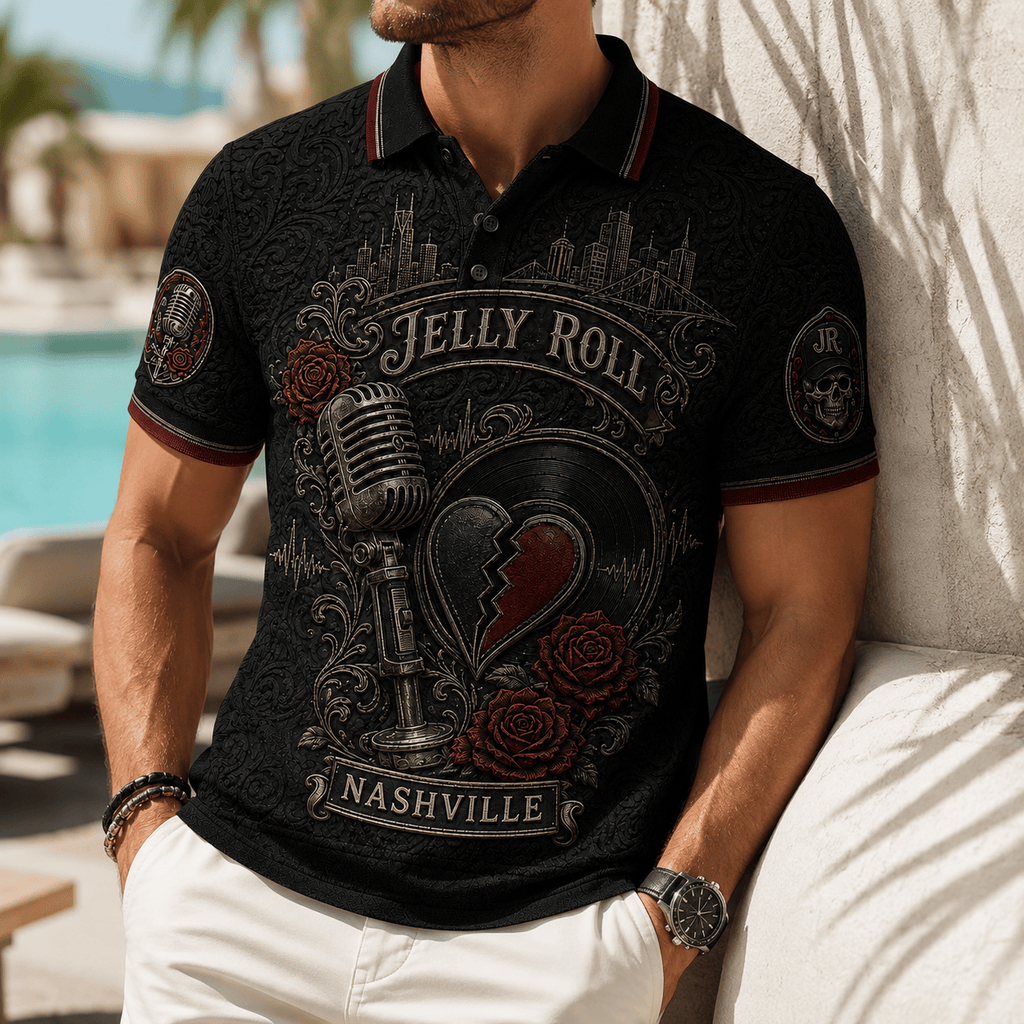 PREMIUM JLR EMBOSS POLO SHIRT HQH
