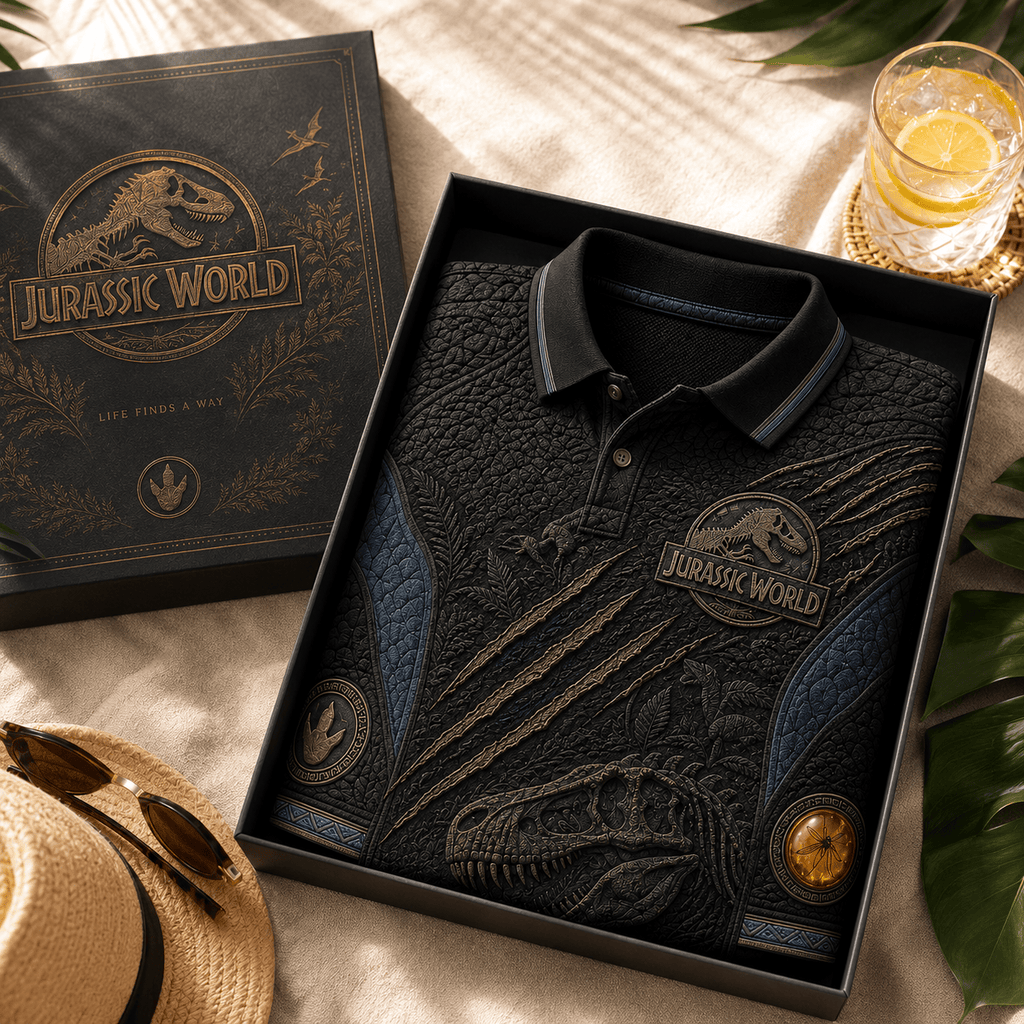 PREMIUM JRSW EMBOSS POLO SHIRT HQH