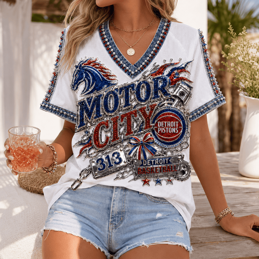 Premium DTP V-neck Shirt NTNA