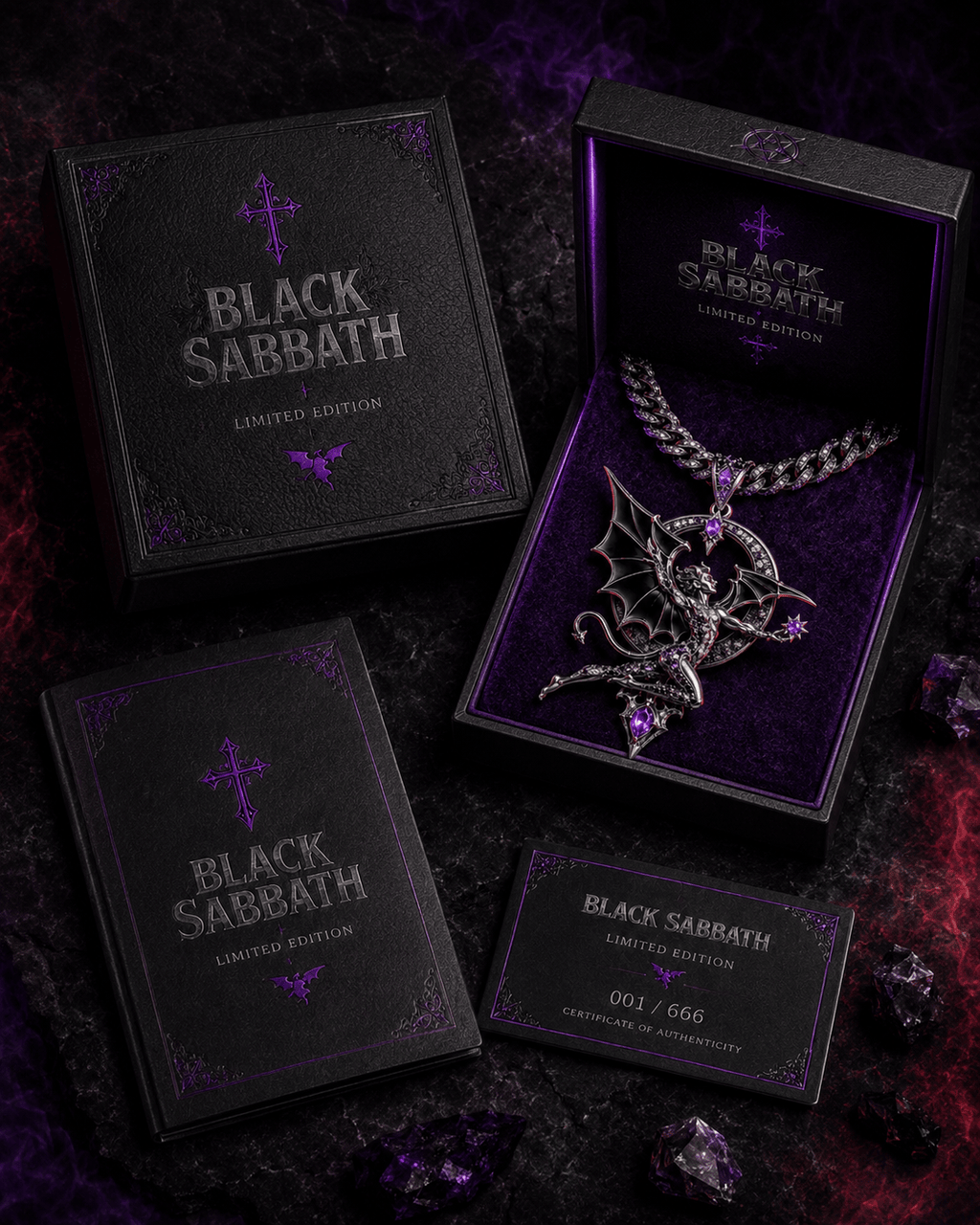 BLST Solid Gold Chain with Diamond Pendant BMD
