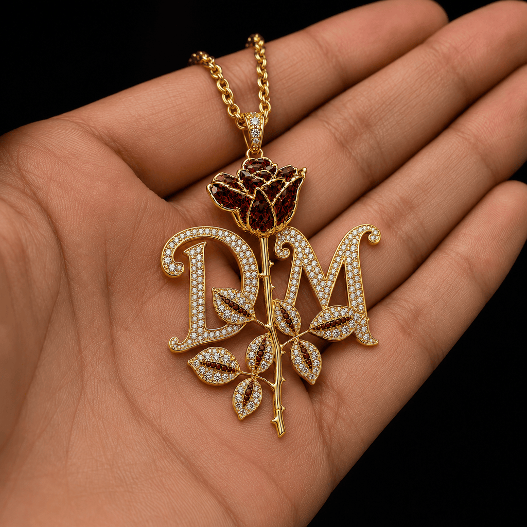 DPM Solid Gold Chain with Diamond Pendant TTTT