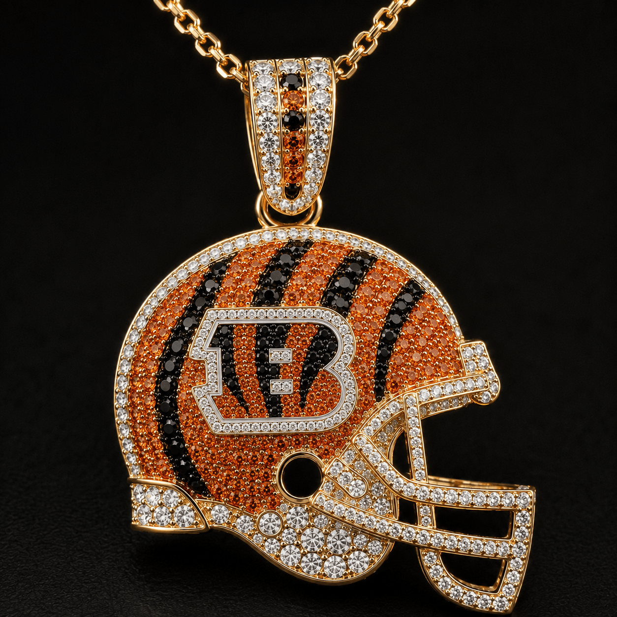 CCBG Solid Gold Chain with Diamond Pendant TMH