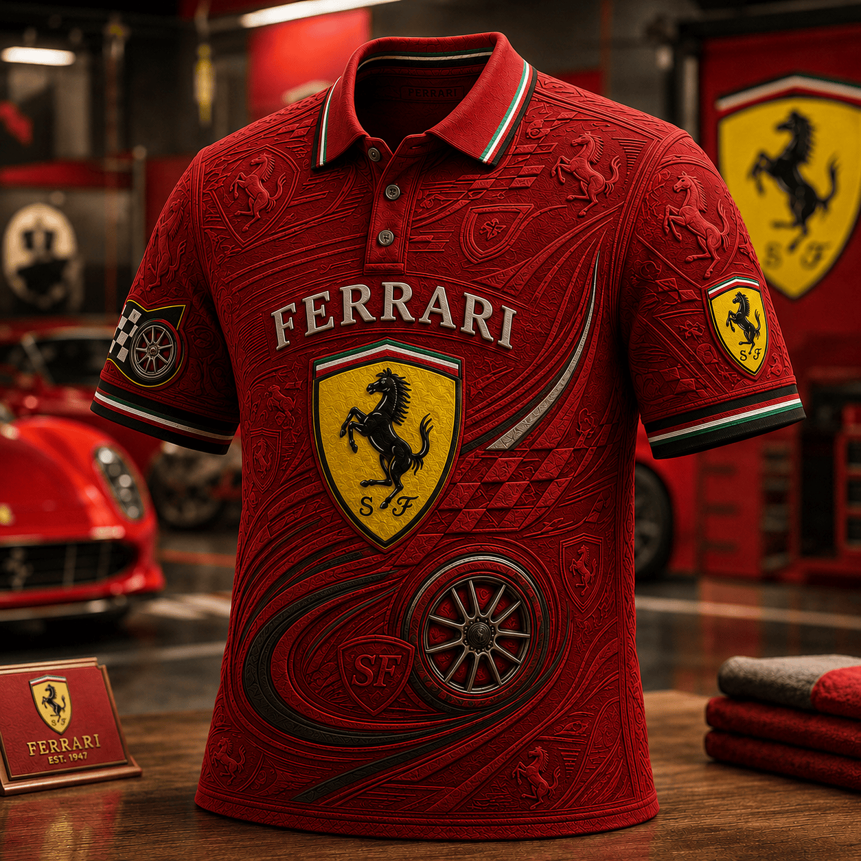 PREMIUM FRR EMBOSS POLO SHIRT HQH