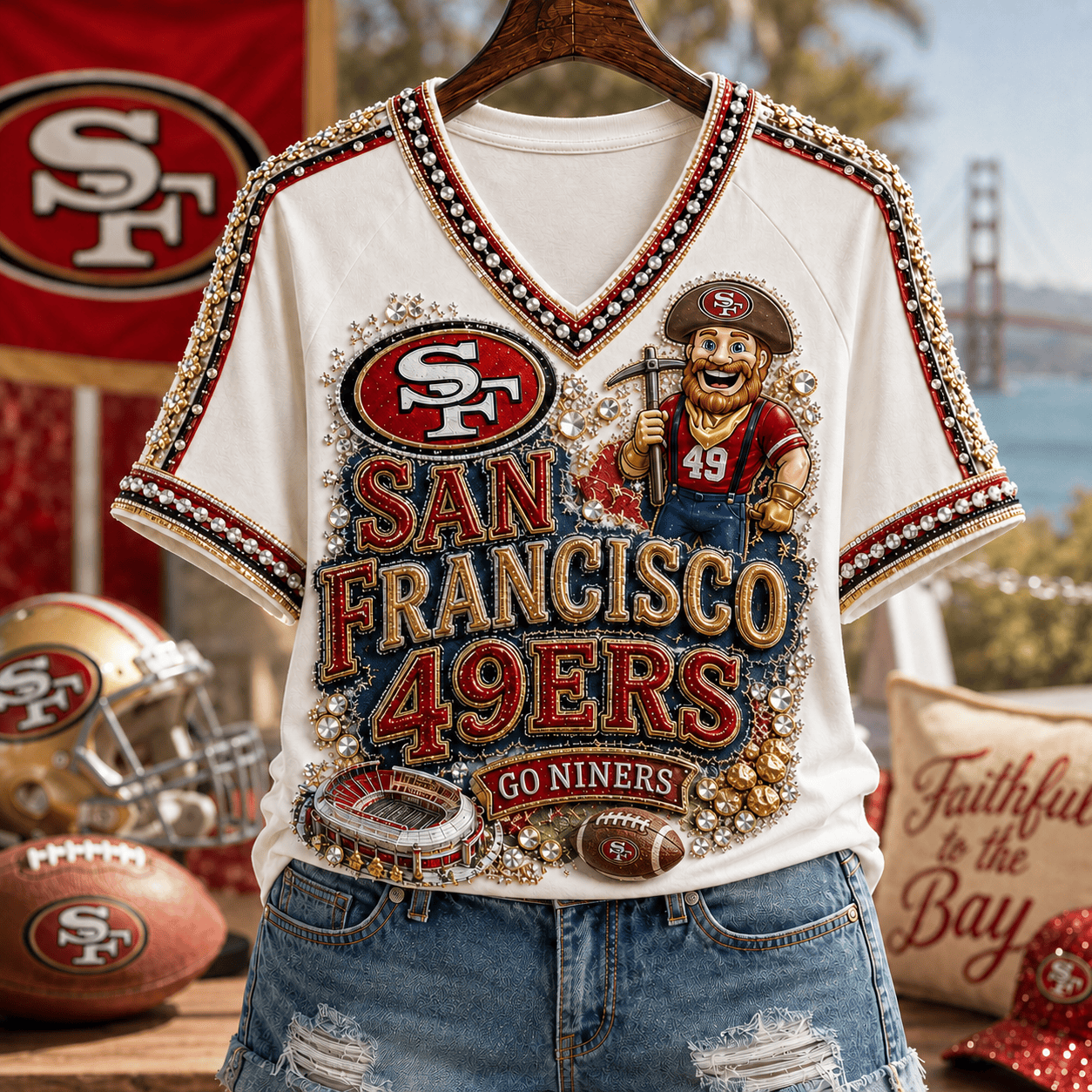 Premium SF49 V-neck Shirt NPL