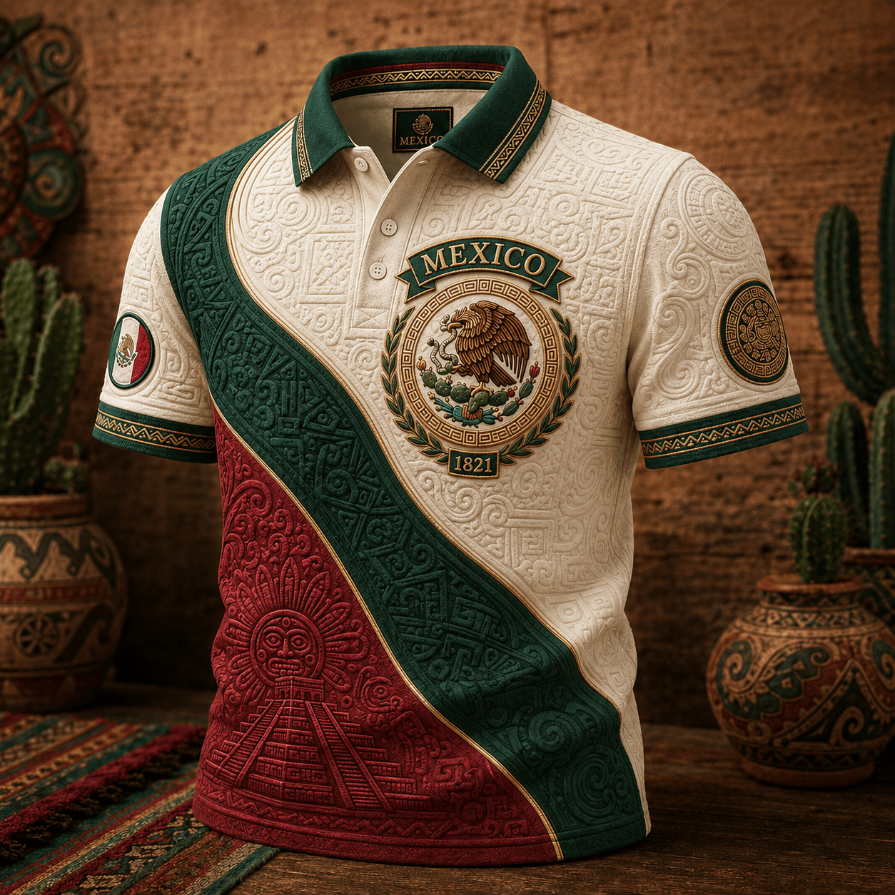 PREMIUM MXC EMBOSS POLO SHIRT HQH