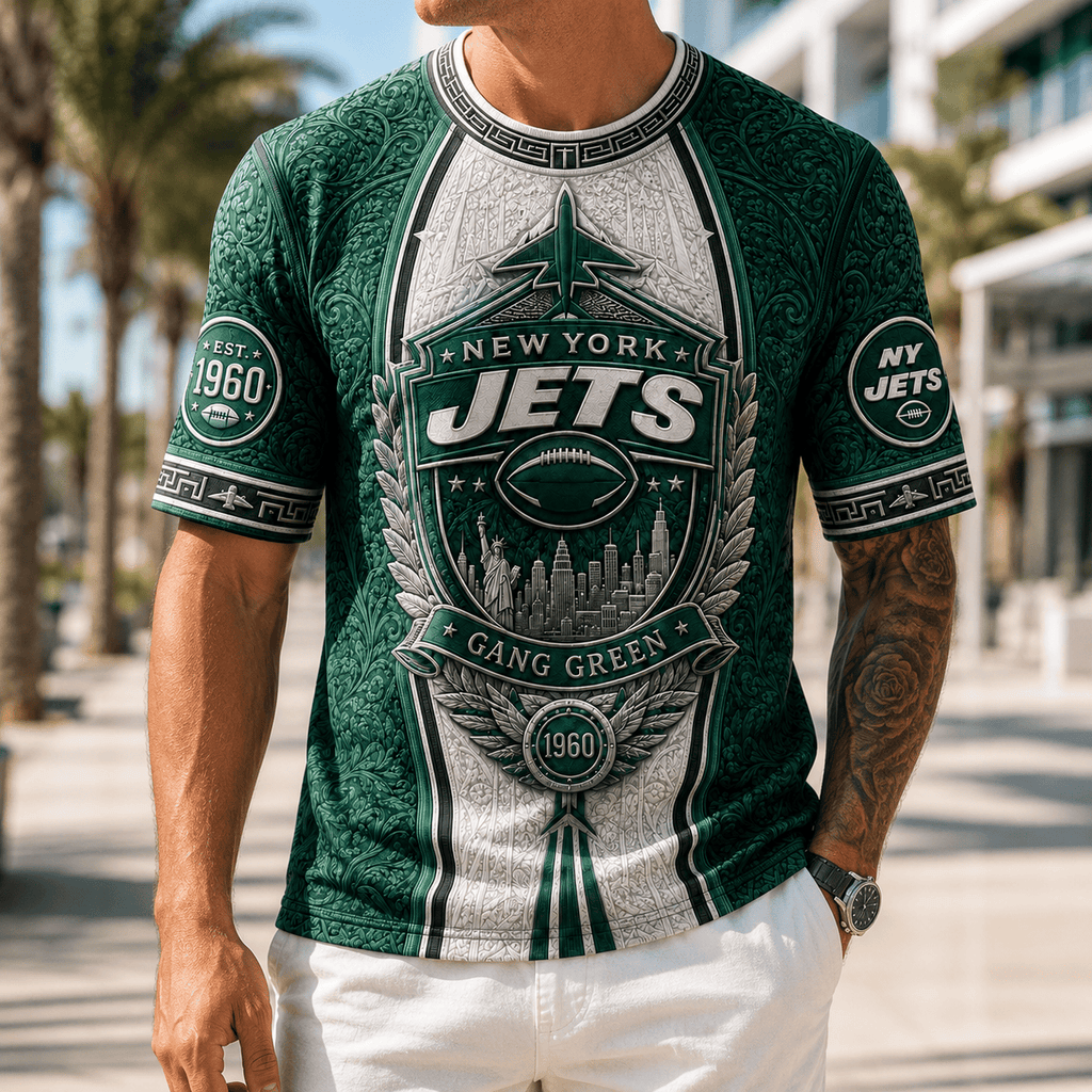 PREMIUM NYJ 3D EMBOSS SHIRT NTVA