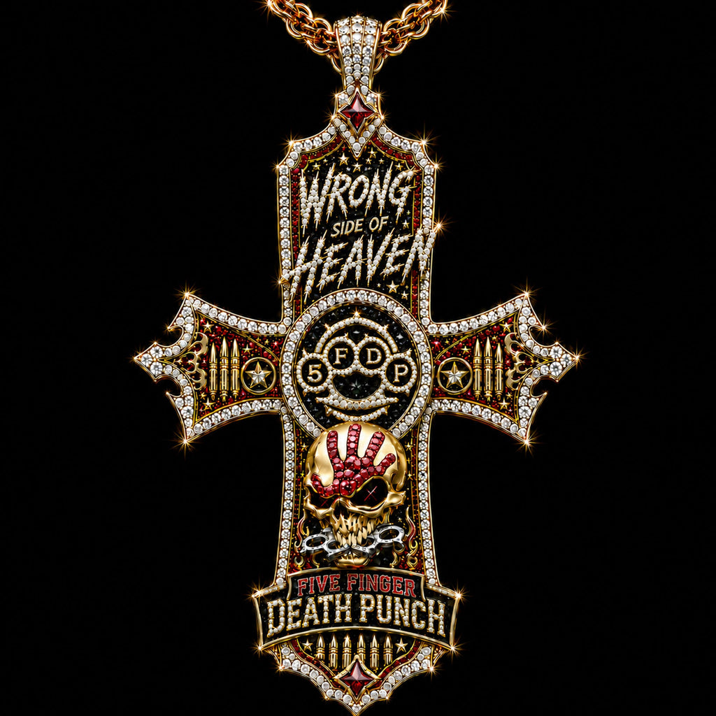 FFDP Solid Gold Chain with Diamond Pendant TTTT