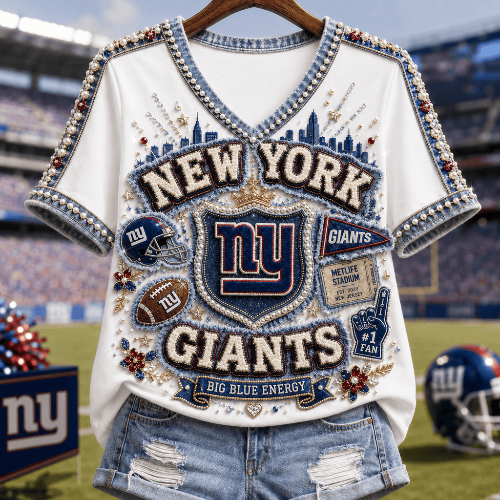 Premium NYG V-neck Shirt NTNA