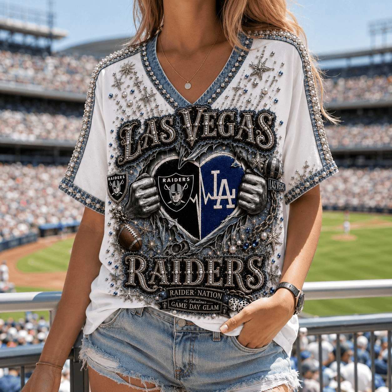 Premium LVR V-neck Shirt NTNA