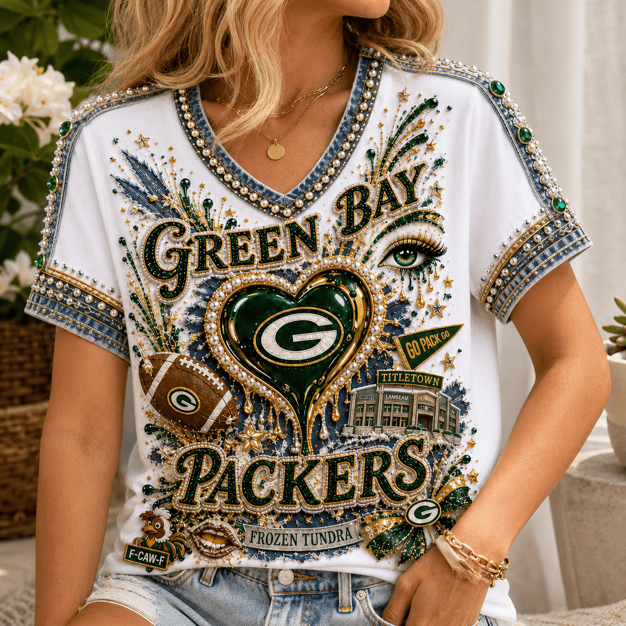 Premium GBP V-neck Shirt NTNA