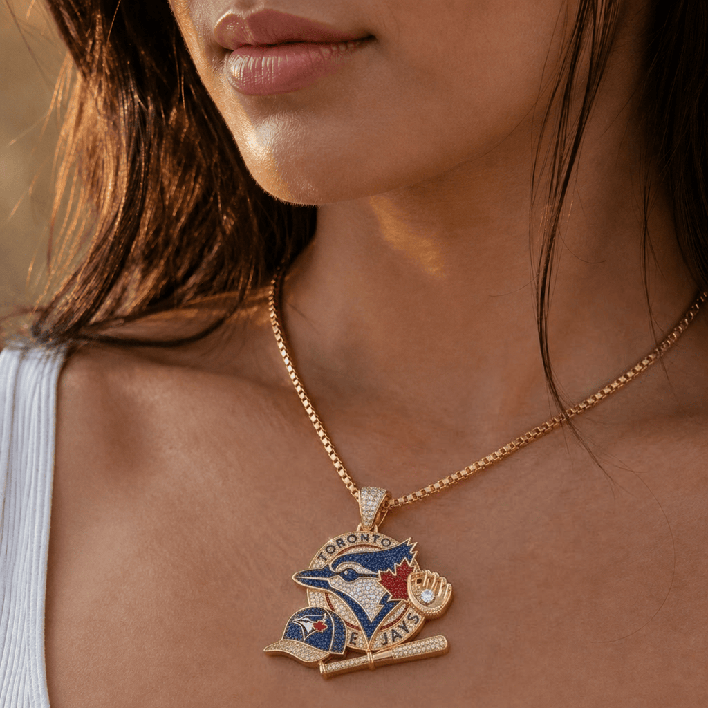 TBJ Solid Gold Chain with Diamond Pendant BMD