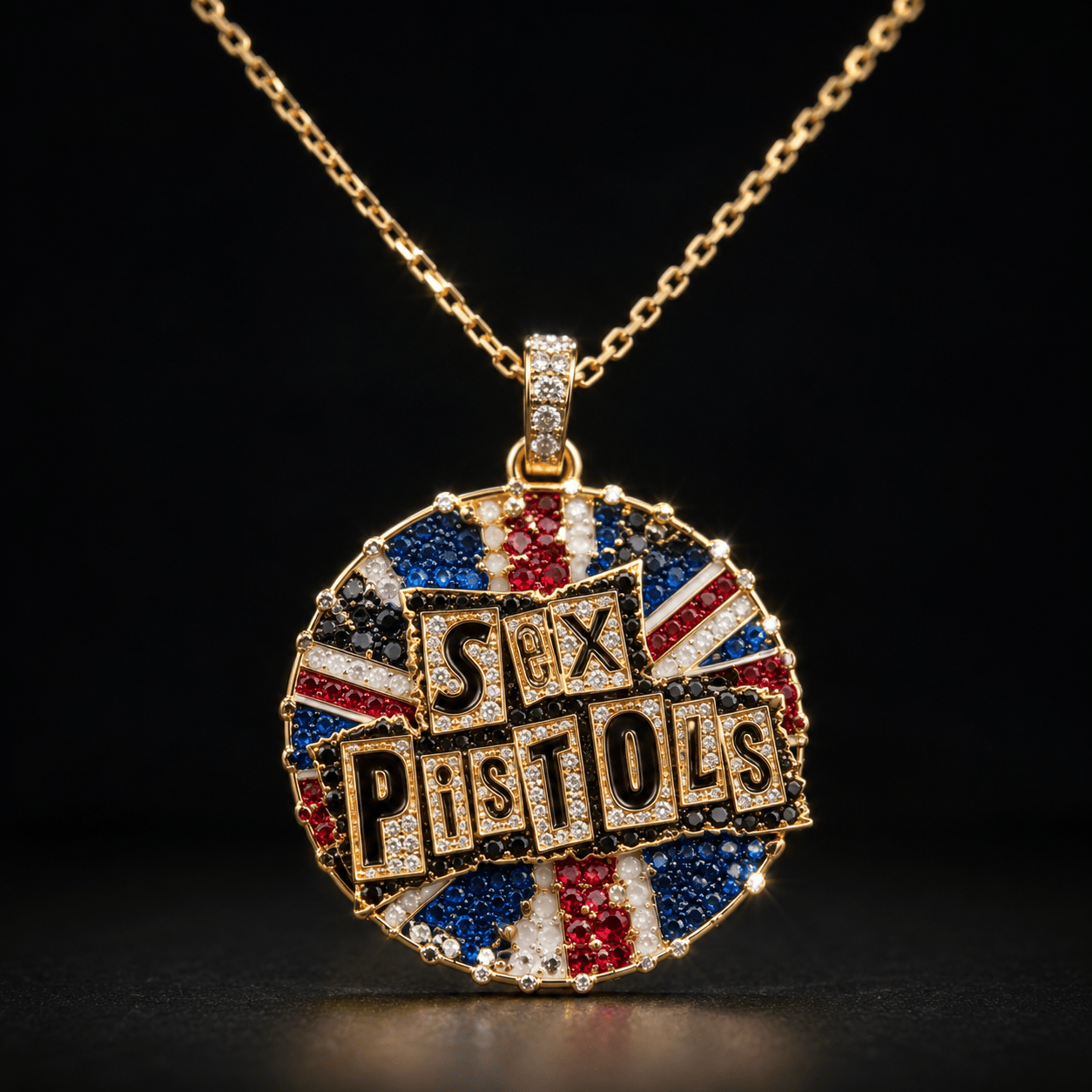 SPLS Solid Gold Chain with Diamond Pendant BMD