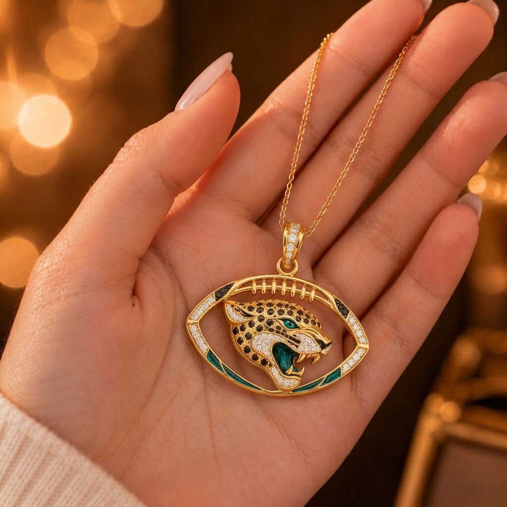 JSVJ Solid Gold Chain with Diamond Pendant TMH
