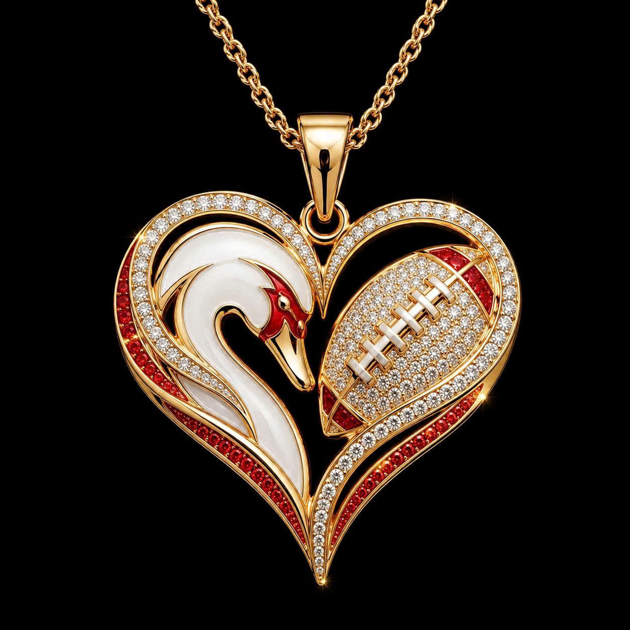 SNSW Solid Gold Chain with Diamond Pendant NHVH