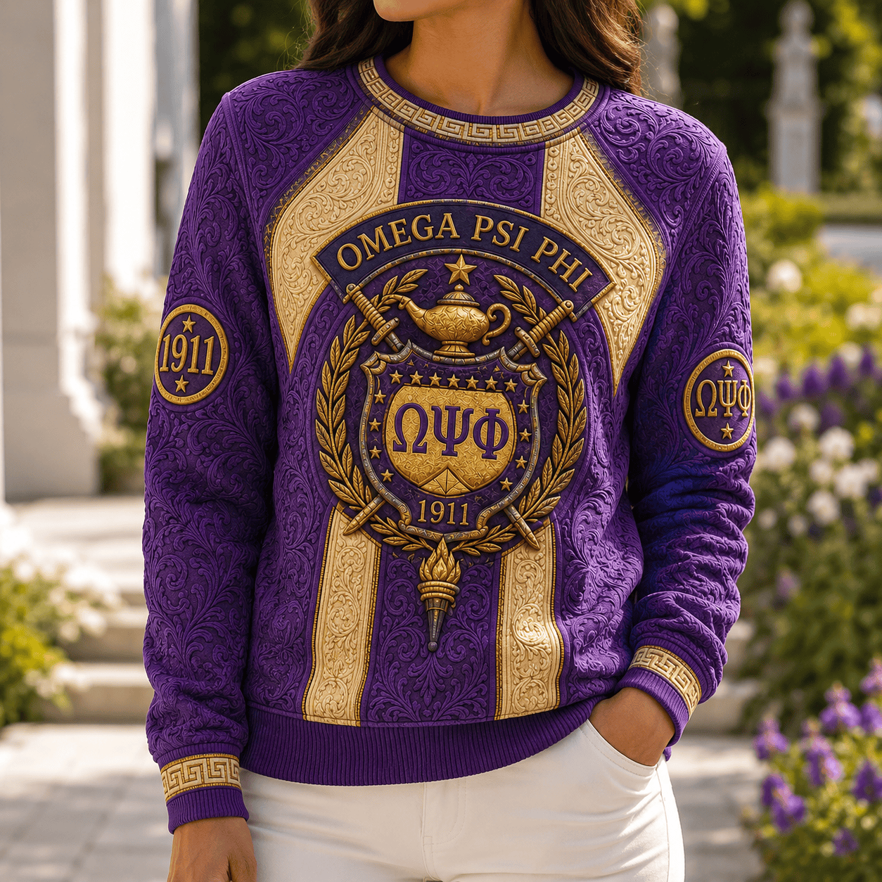 PREMIUM OMPP EMBOSS SWEATER TTNL