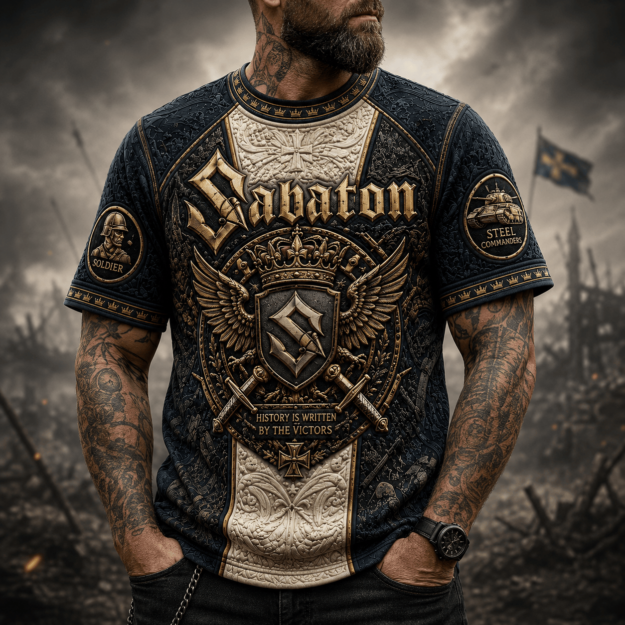 Premium SBT 3D Embossed Shirt TNSM