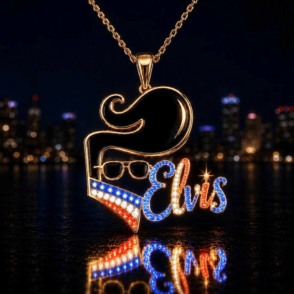 ELV Solid Gold Chain with Diamond Pendant BMD