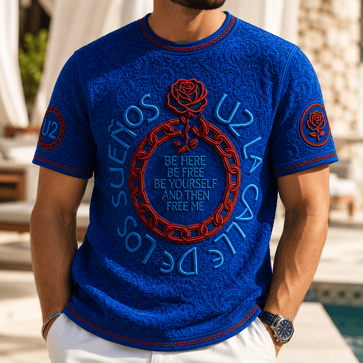 PREMIUM U2 3D EMBOSS SHIRT TTNL