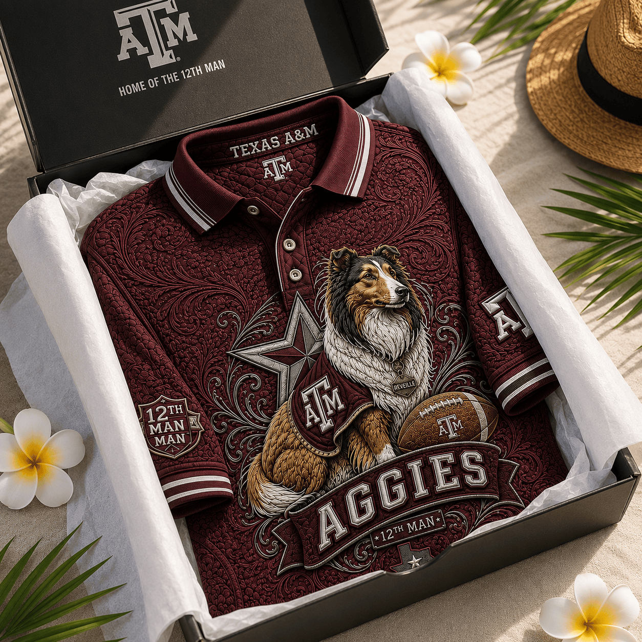 PREMIUM TAMA EMBOSS POLO SHIRT HQH