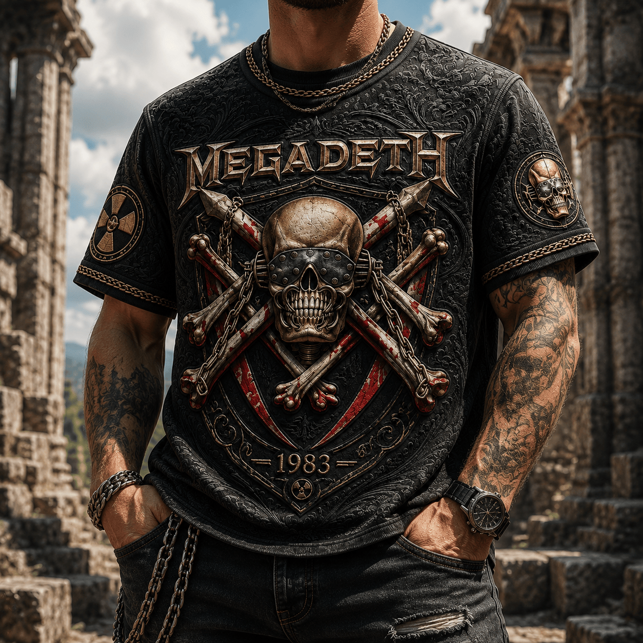 PREMIUM MGD 3D EMBOSS SHIRT TTNL