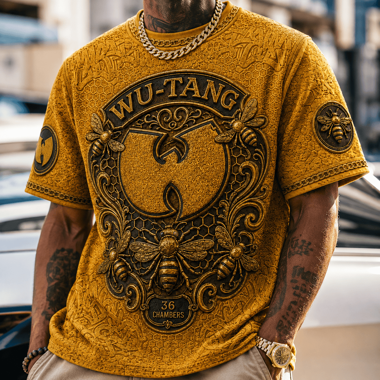 PREMIUM WTC 3D EMBOSS SHIRT TTNL