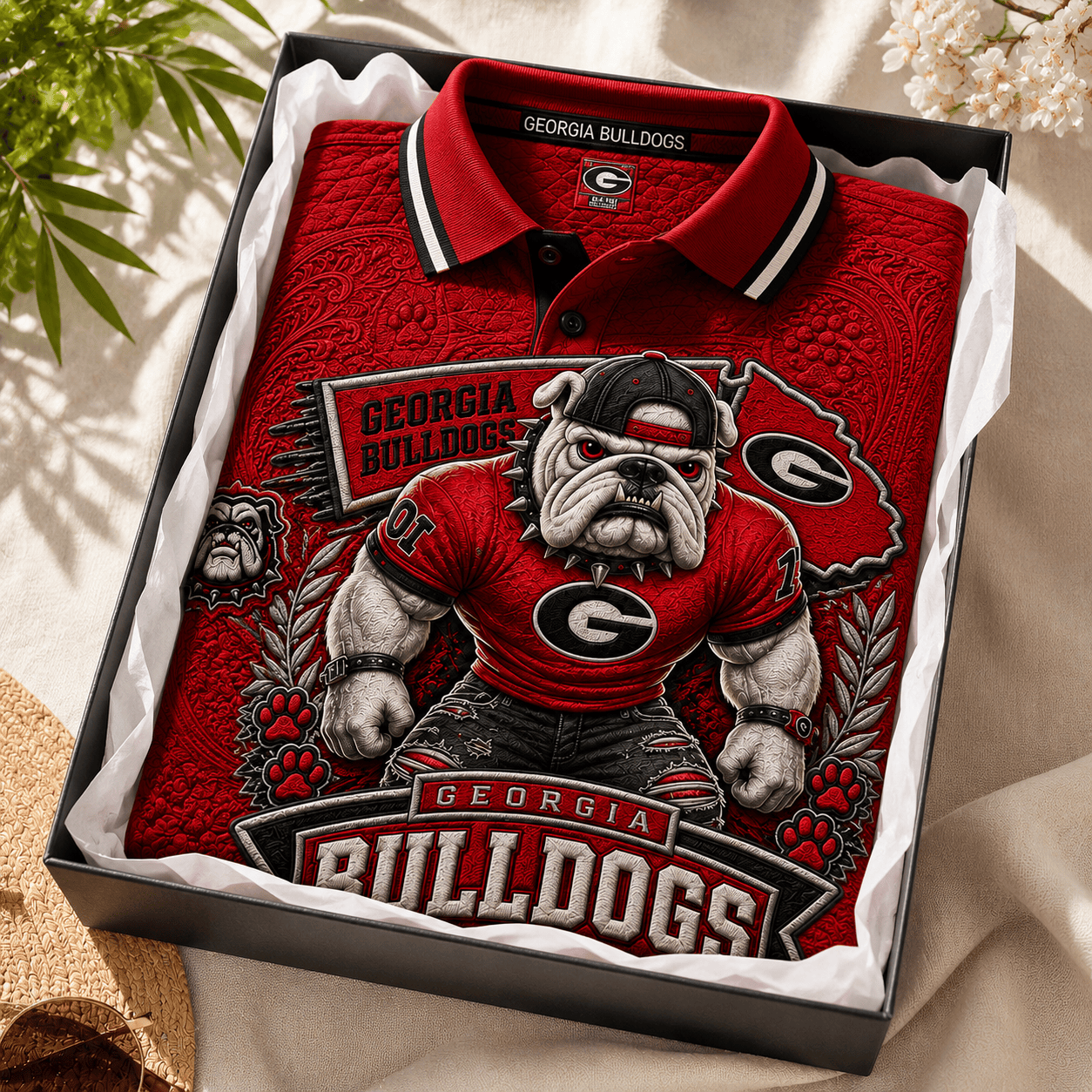 PREMIUM GGBD EMBOSS POLO SHIRT HQH