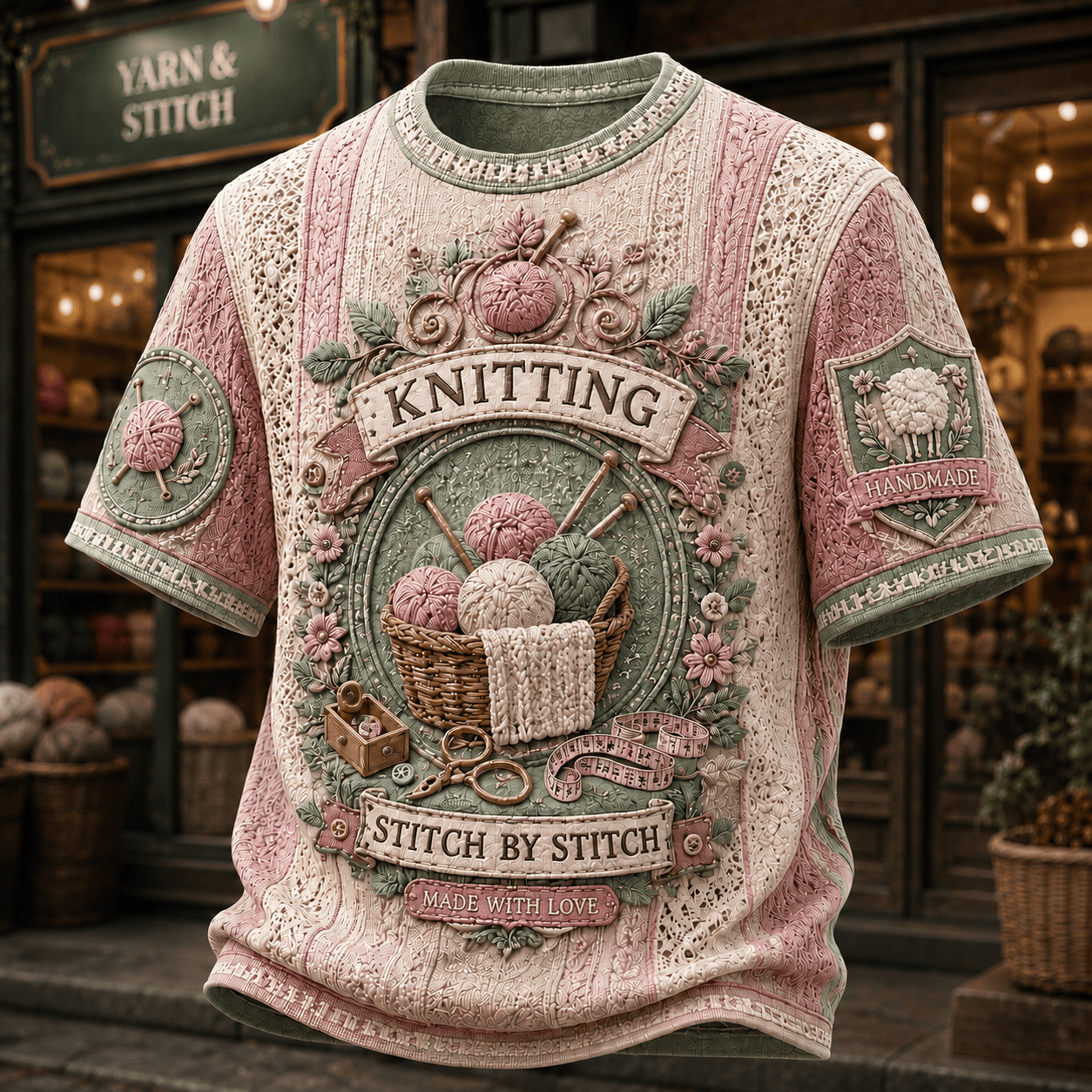 PREMIUM KNT 3D EMBOSS SHIRT NTNA