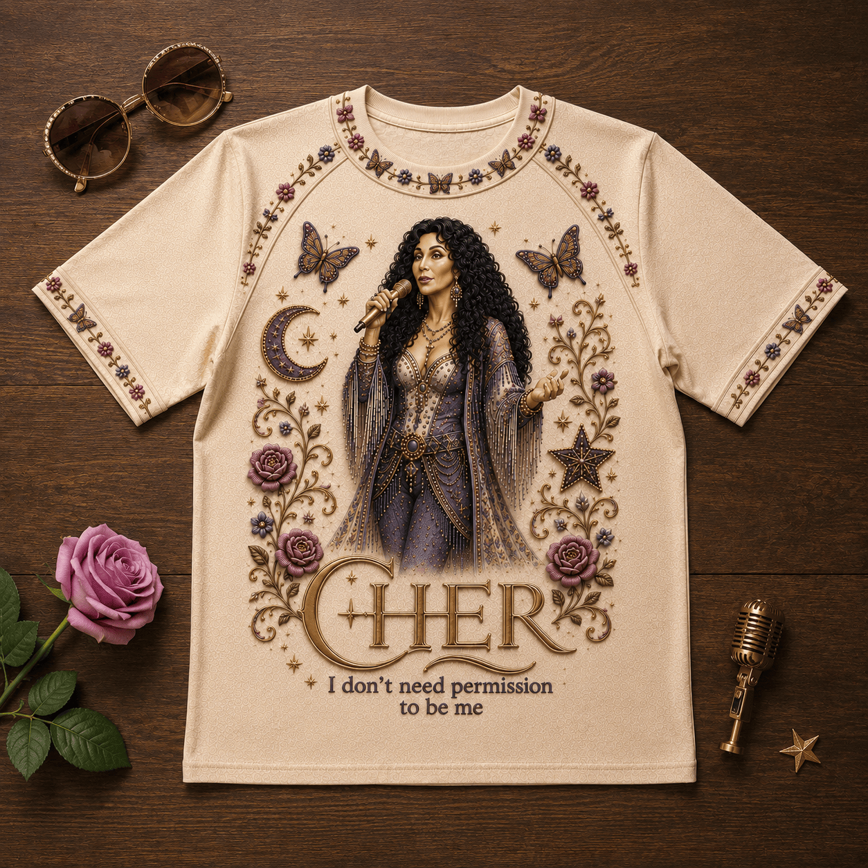 PREMIUM CHER 3D EMBOSS SHIRT TTTT
