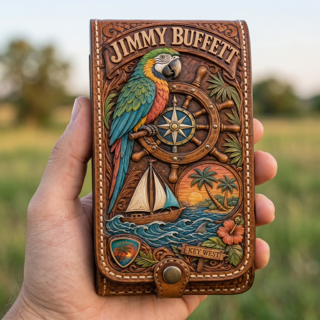 JMBF Western Leather Belt Phone Holster HTTT