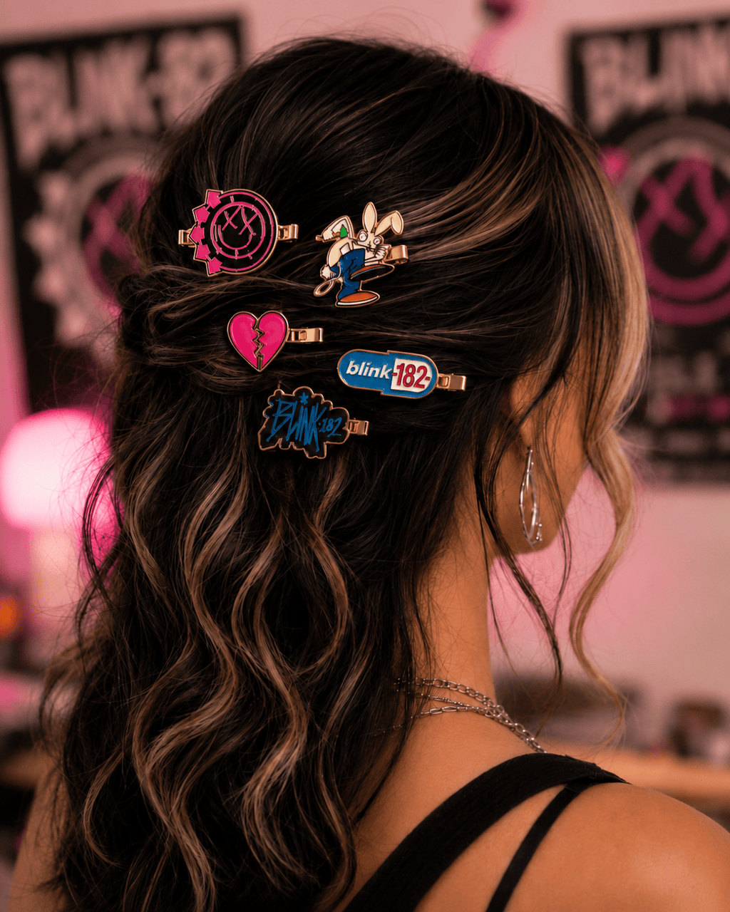 BLIK Elegant Gold Mini Barrettes for Women TMH