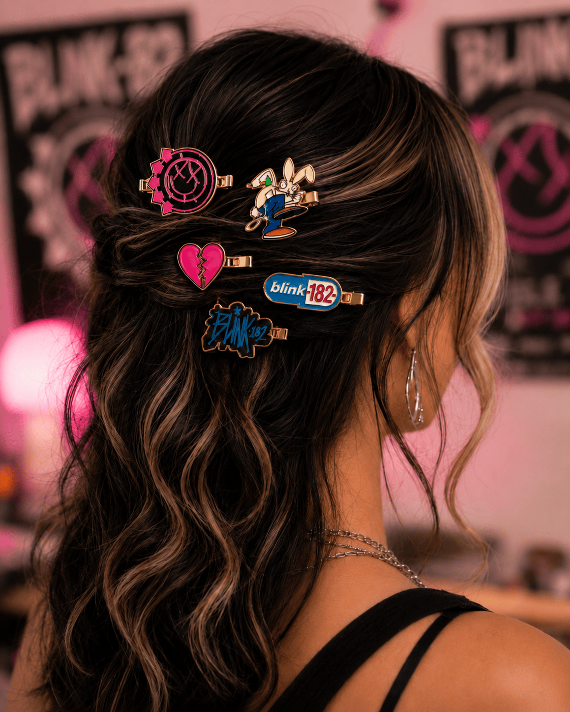 BLIK Elegant Gold Mini Barrettes for Women TMH