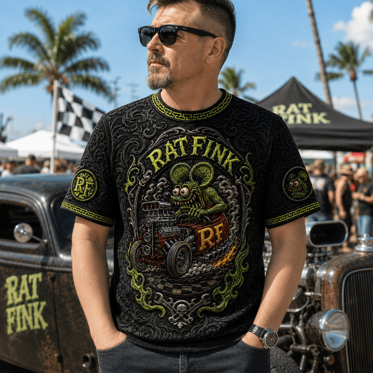 PREMIUM RFK 3D EMBOSS SHIRT PDL