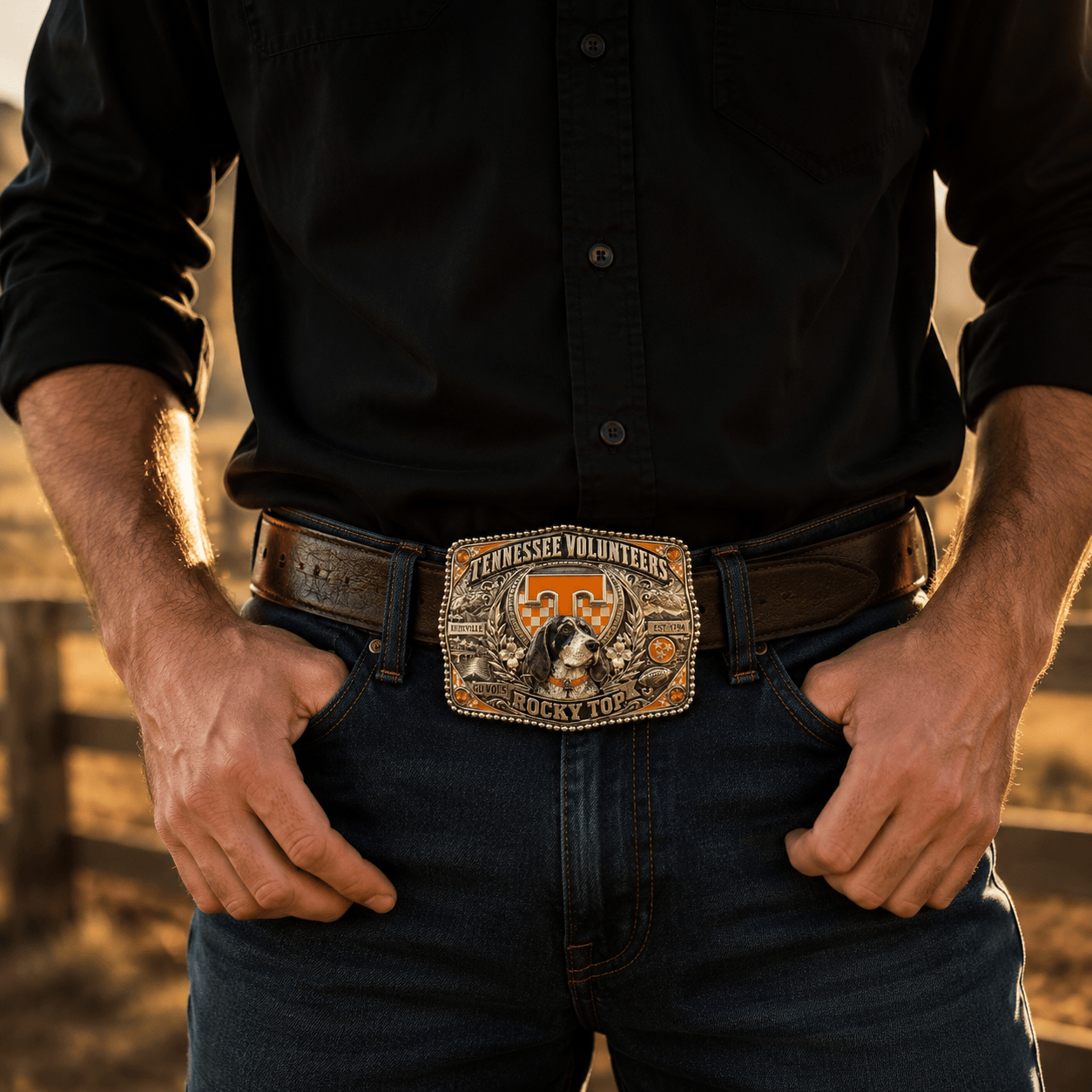 TVF Premium Western Championship Belt Buckle HTTT