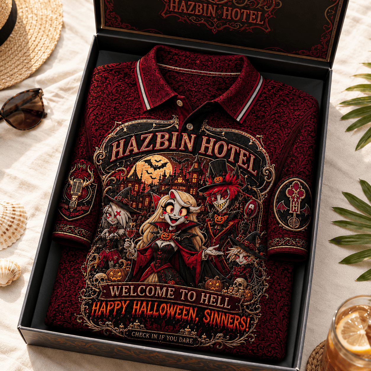 PREMIUM HBH EMBOSS POLO SHIRT NTNA