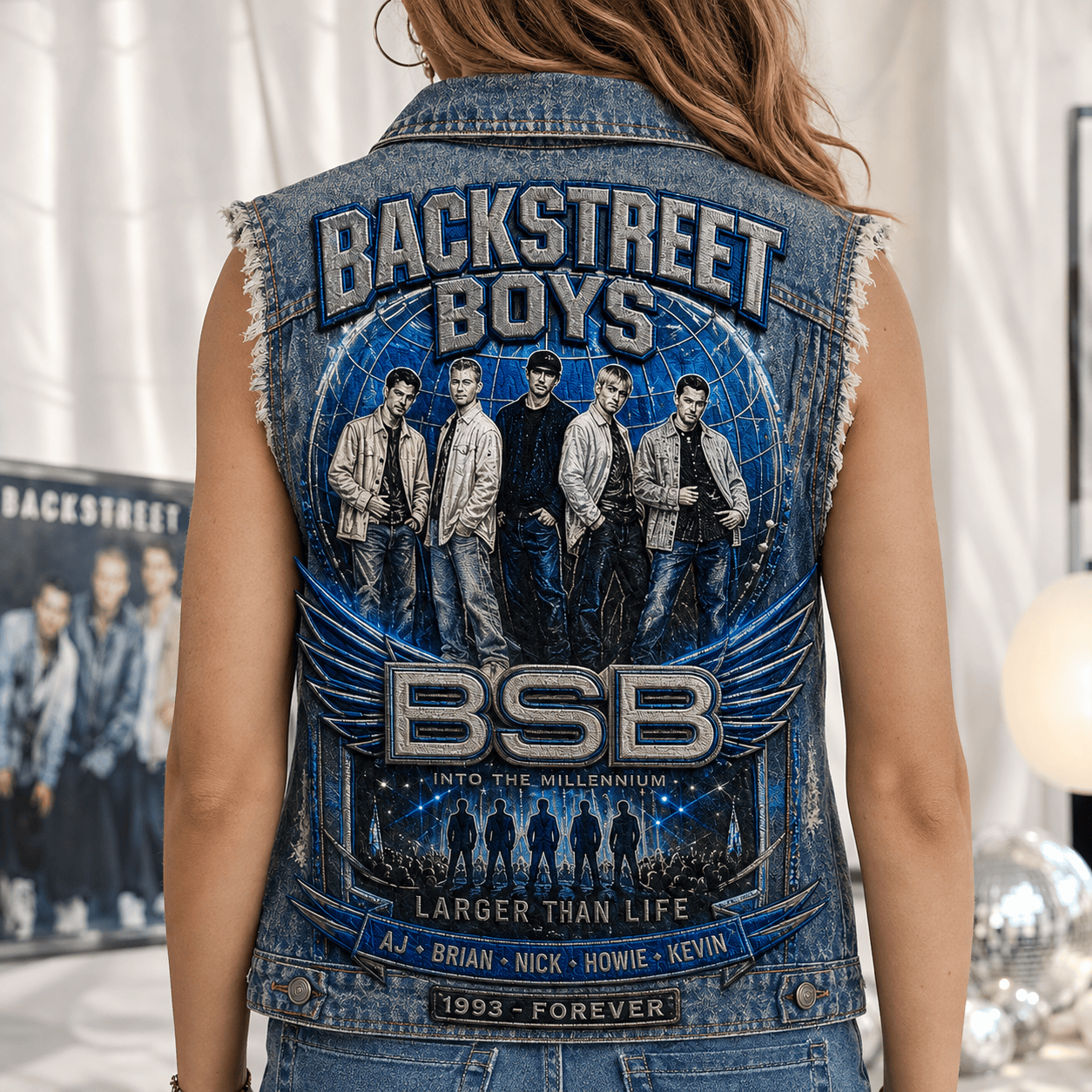 BSB PREMIUM DENIM VEST NVH