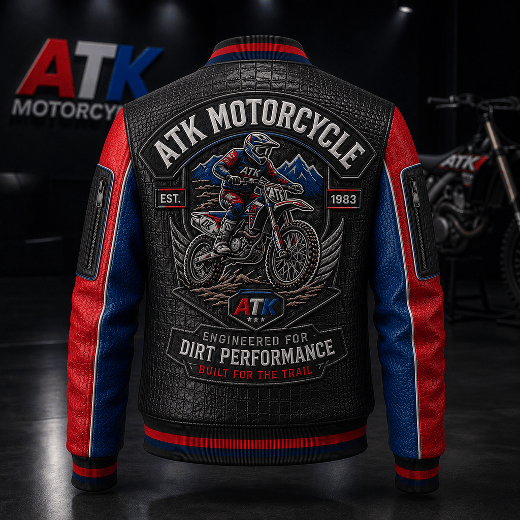 Premium ATK Leather Zipper Jacket TNSM