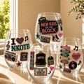 Premium NKOTB Stemless Wine Glass Set TMH