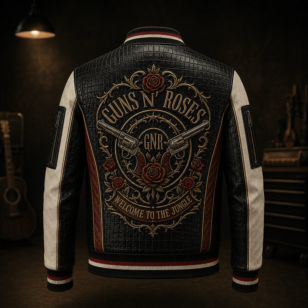 Premium GNR Leather Zipper Jacket PVNA