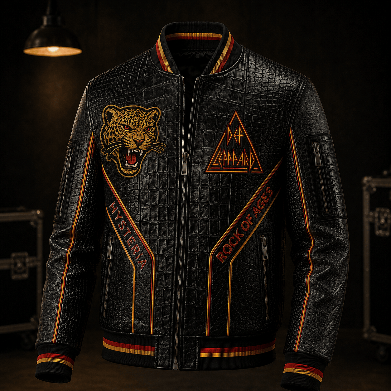 Premium DLPR Leather Zipper Jacket PVNA