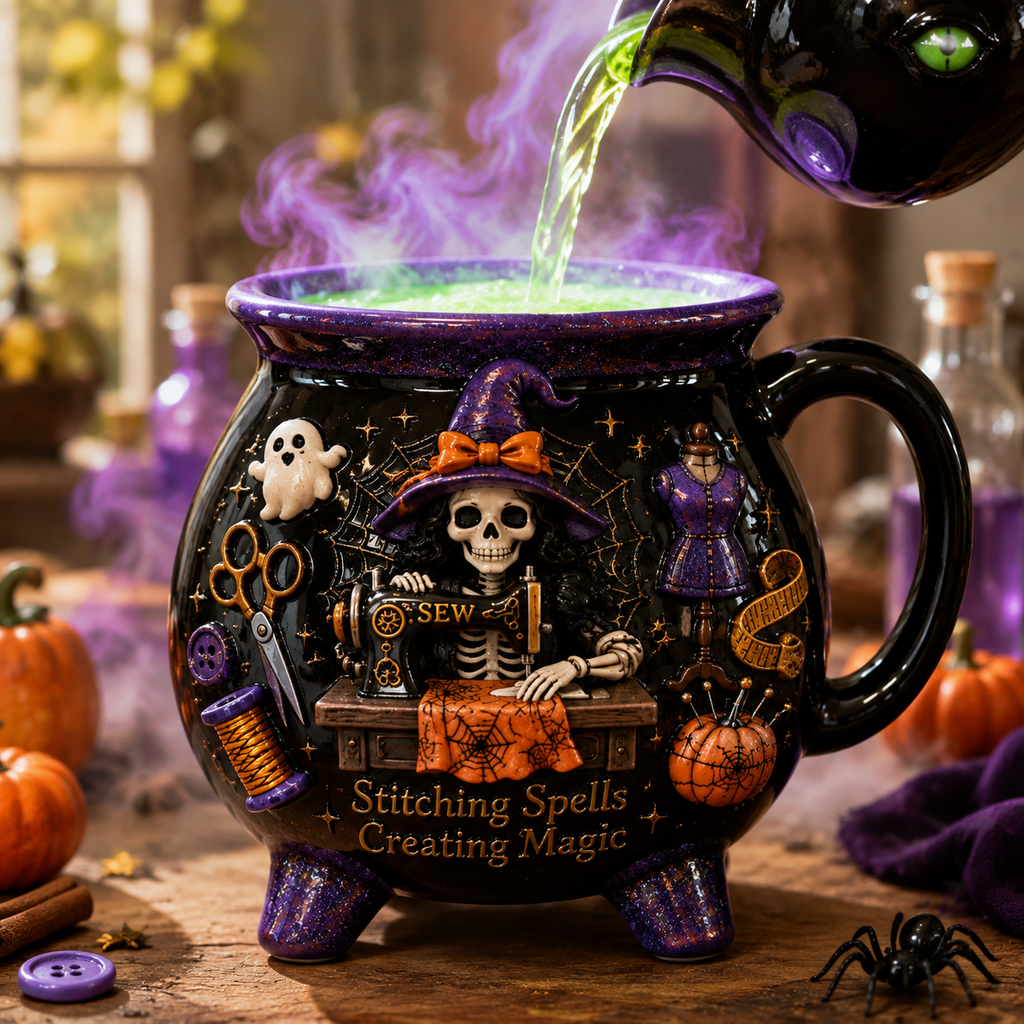 Premium SEW Witch Cauldron Mug NPL