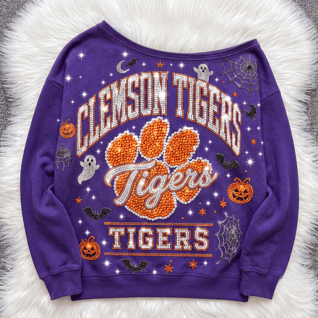 CTFB 3D SHOULDER RHINESTONE SWEATSHIRT NTKO