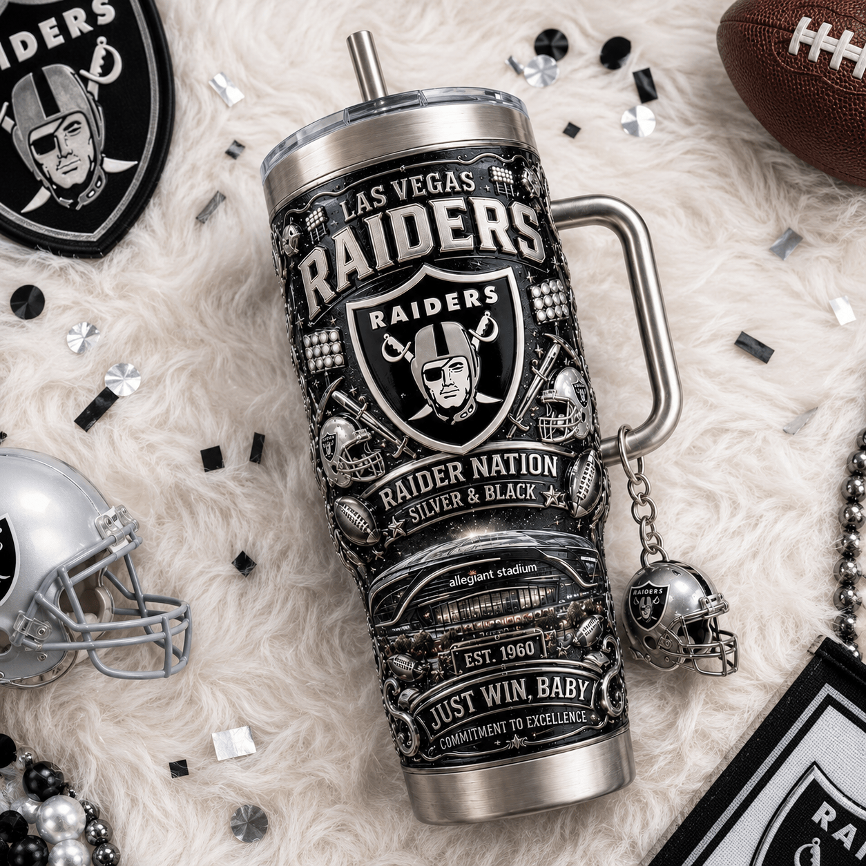 LVR 40oz Tumbler With Handle TTNL