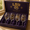 Premium LSU Wine Glass Cup NHVH
